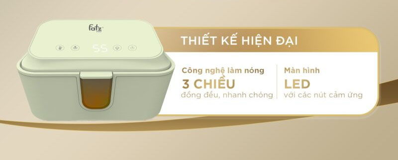 Thiết kế của Máy ủ ấm và tiệt trùng khăn giấy ướt Warm 5 Fatzbaby FB7300MX