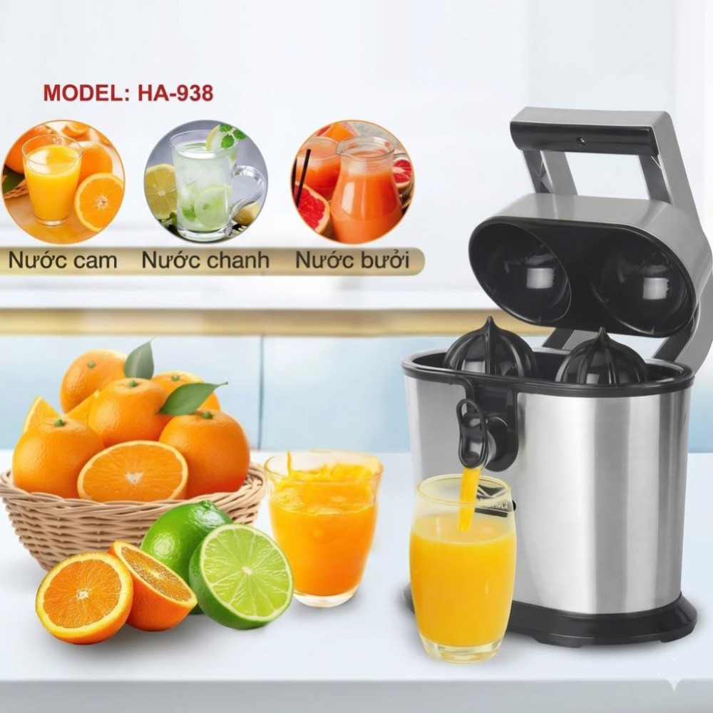 Máy vắt cam 2 đầu ép Ladomax HA-938 - Hàng chính hãng