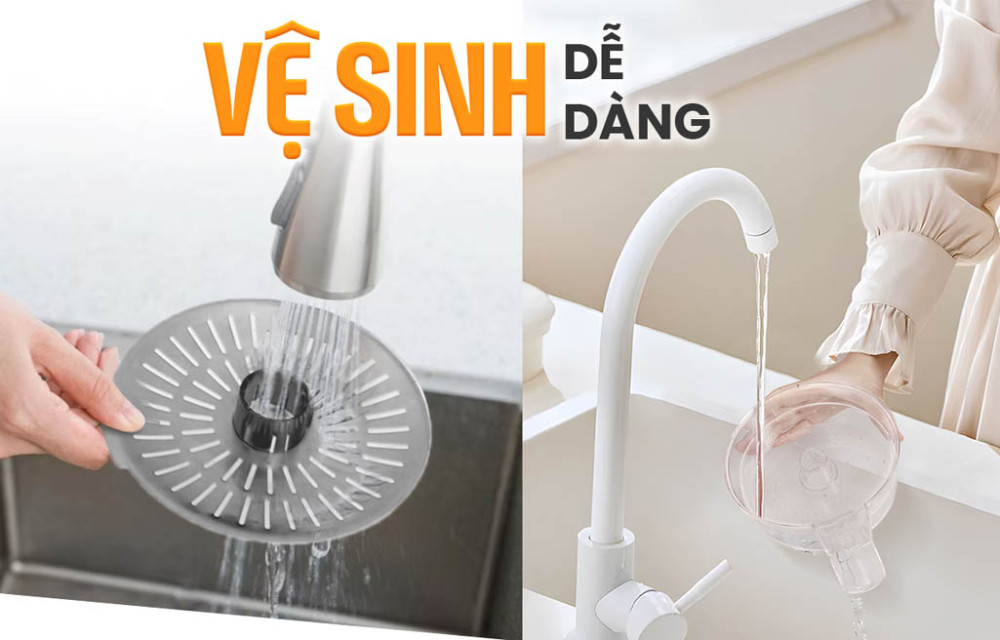 Các bộ phận của máy dễ dàng tháo rời và vệ sinh