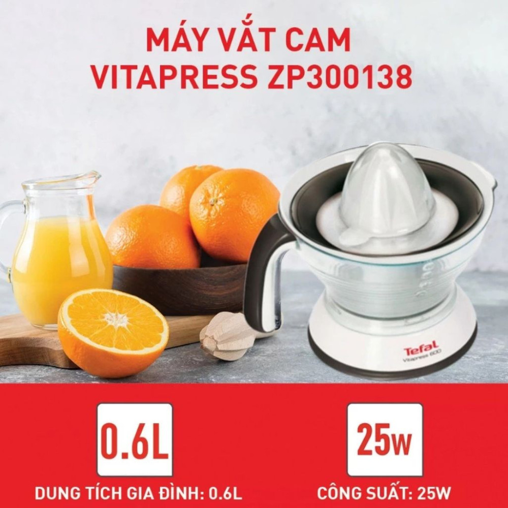Máy vắt cam Tefal ZP300138 - Hàng chính hãng