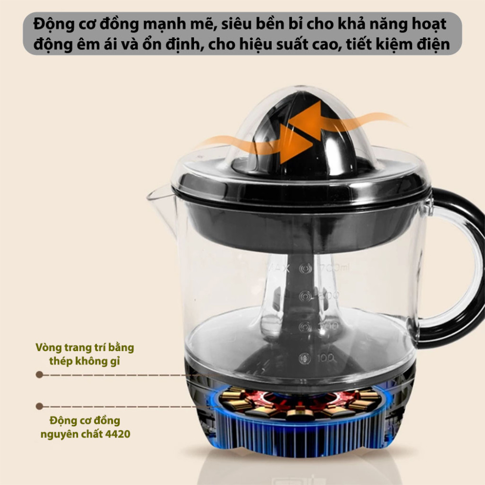 Máy vắt cam dùng điện DSP KJ1060 - Hàng chính hãng