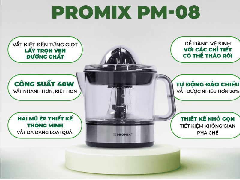 Máy vắt cam Promix PM-08 