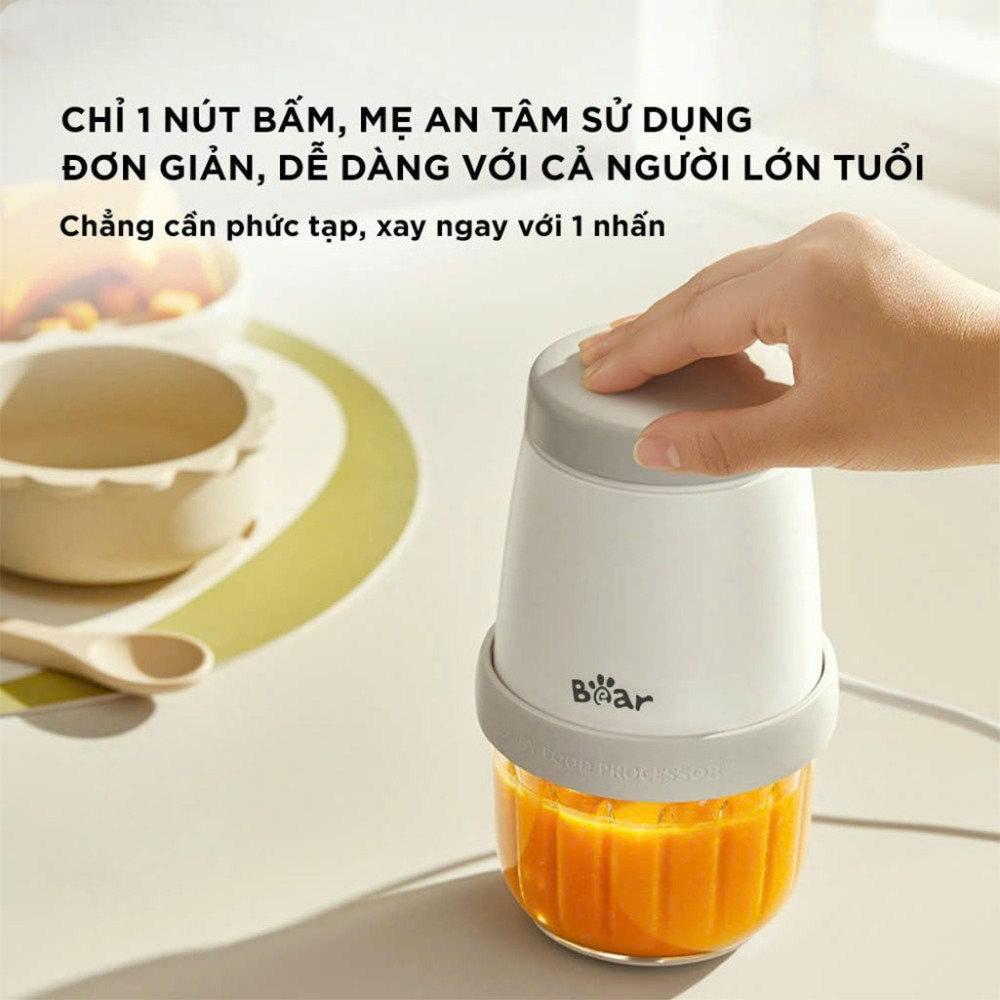Máy xay ăn dặm Bear 0.3L CH-5H02D24 - Hàng chính hãng