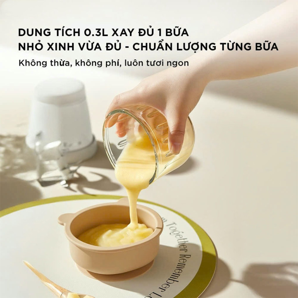 Máy xay ăn dặm Bear 0.3L CH-5H02D24 - Hàng chính hãng