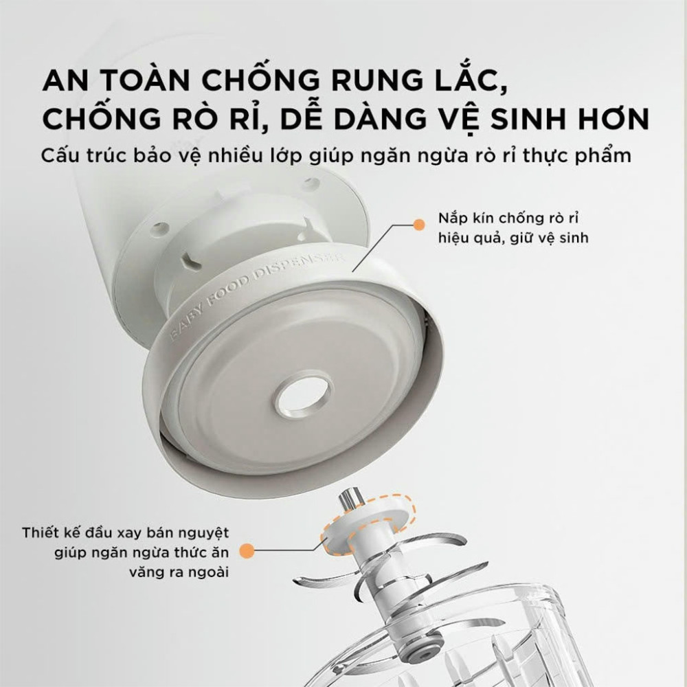 Máy xay ăn dặm Bear 0.3L CH-5H02D24 - Hàng chính hãng