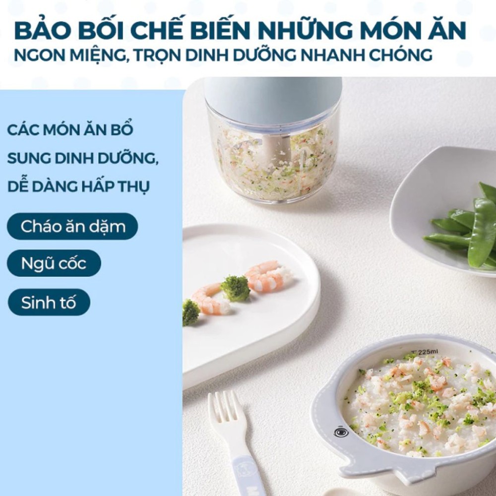 Máy xay ăn dặm Bear 0.3L GR-B03V8  - Hàng chính hãng