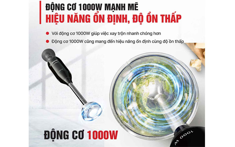 Công suất của Máy xay cầm tay Bosch MS6CB6110