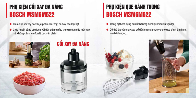 Máy xay cầm tay Bosch MSM6M622