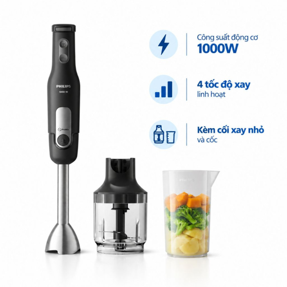 Máy xay cầm tay Philips HR2562/00  - Hàng chính hãng