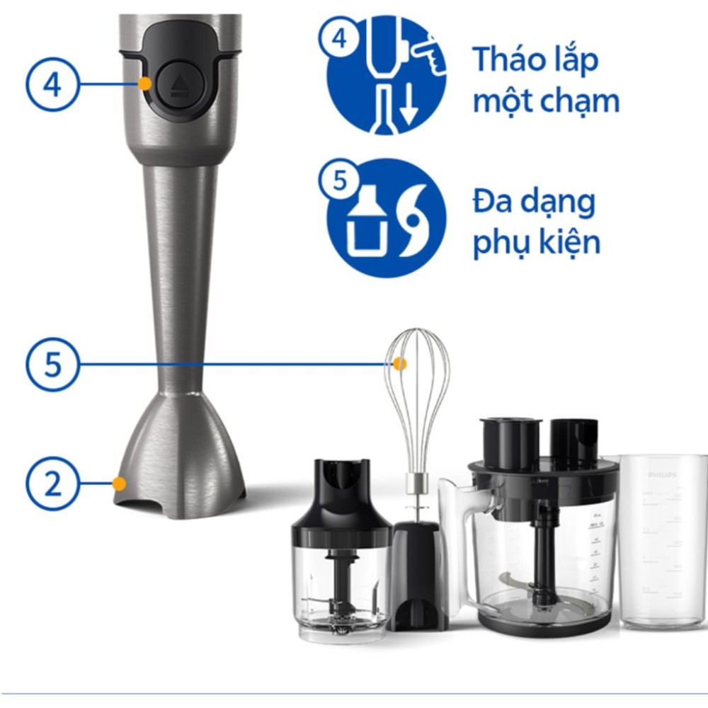 Máy xay cầm tay Philips HR2685/00 - Hàng chính hãng