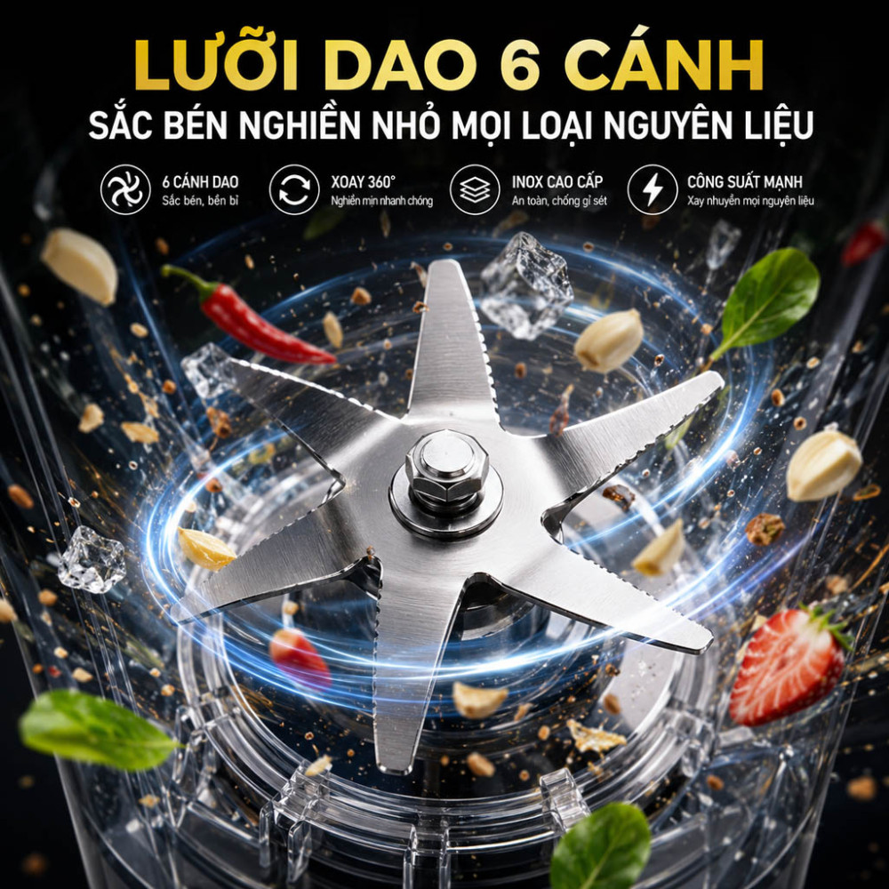 Máy xay sinh tố công nghiệp Zetsu ZT-03 - Hàng chính hãng