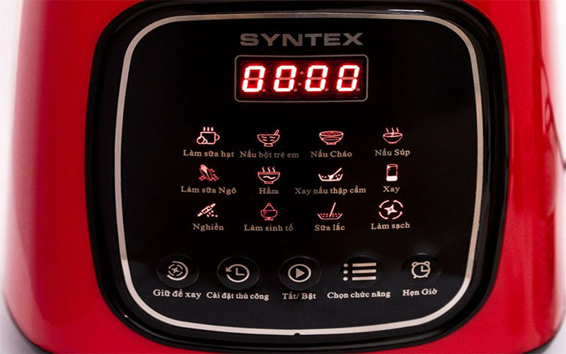 Bảng điều khiển của Máy xay nấu đa năng Syntex ST-1750