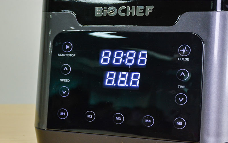 Bảng điều khiển của Máy xay sinh tố công nghiệp Biochef Big 2