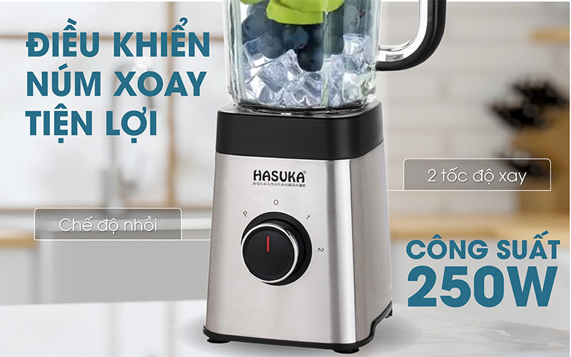 Bảng điều khiển của Máy xay sinh tố Hasuka HSK-766