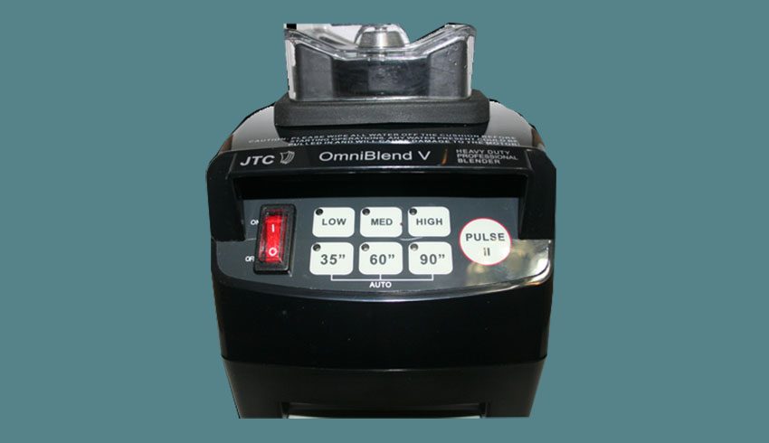 Bảng điều khiển của máy xay sinh tố JTC OmniBlend V TM-800A 