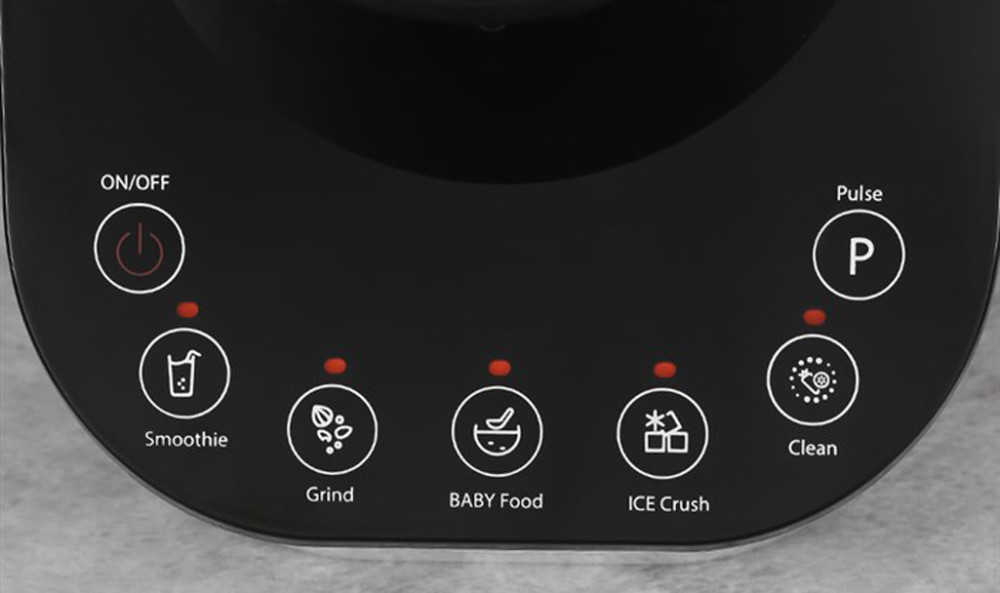 Điều khiển cảm ứng dễ dàng thao tác, với các chức năng rõ ràng