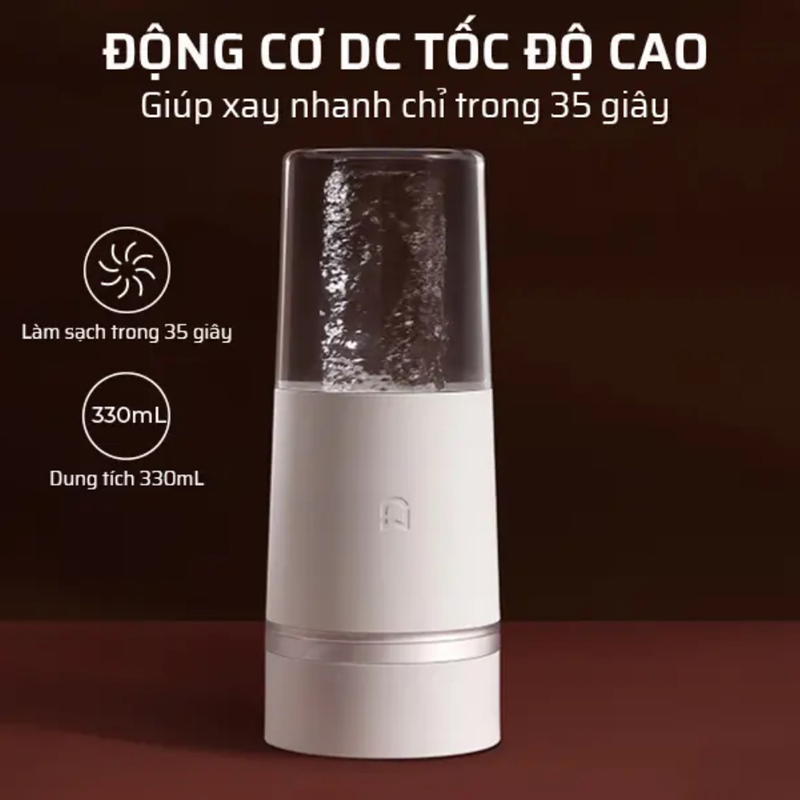 Xay nhanh chỏ trong vòng 35 giây với động cơ DC