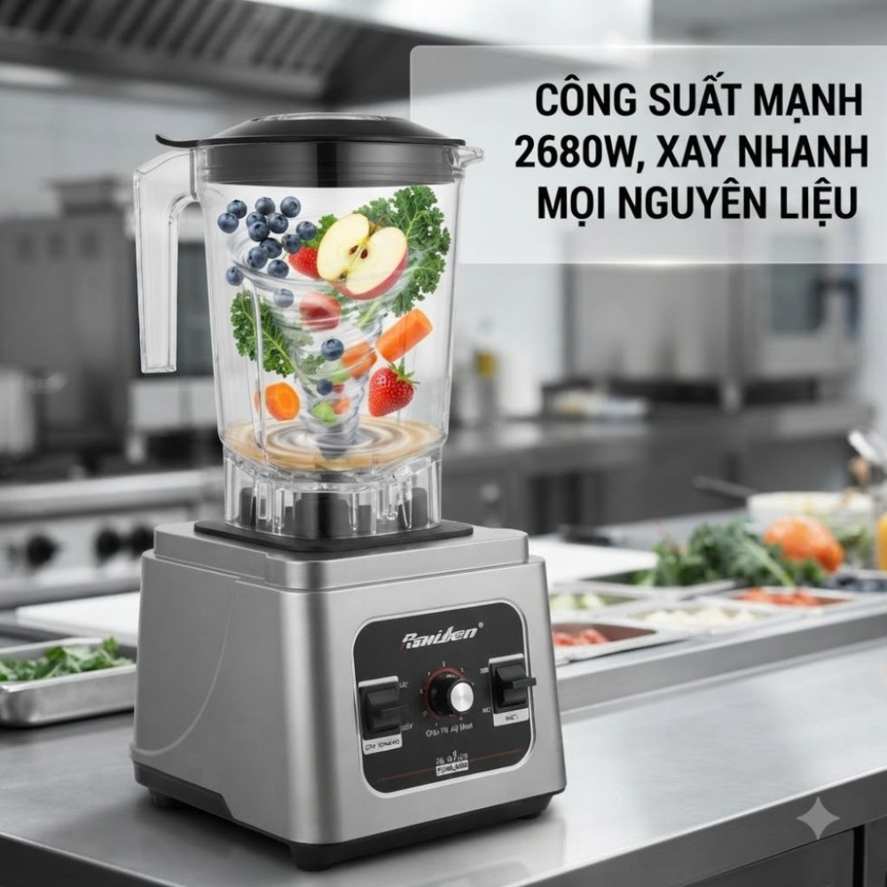 Máy xay sinh tố công nghiệp Raiden RD-628 - Hàng chính hãng