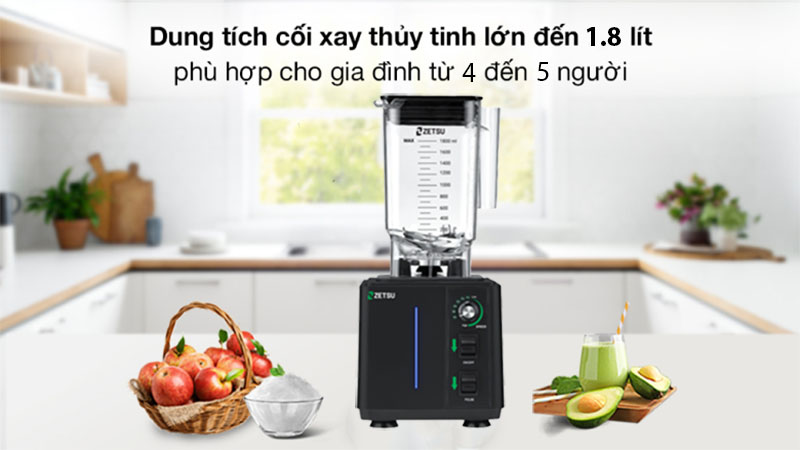 Dung tích của Máy xay sinh tố công nghiệp Zetsu Z-01