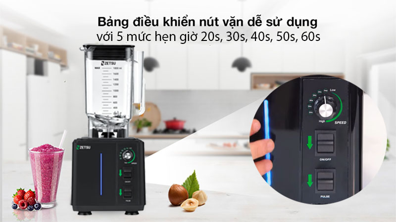 Điều khiển của Máy xay sinh tố công nghiệp Zetsu Z-01