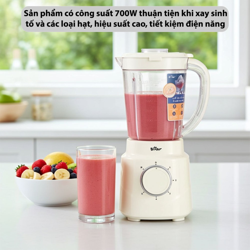 Máy xay sinh tố đa năng Bear BL-4H15T - Hàng chính hãng