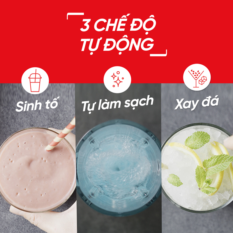 Máy có 3 chế độ cho bạn tùy chọn