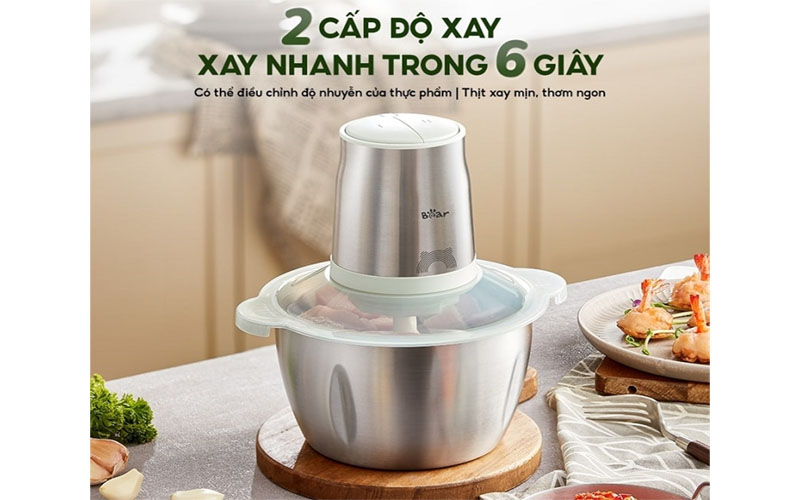 Máy xay thịt Bear CH-4H03F - Hàng chính hãng