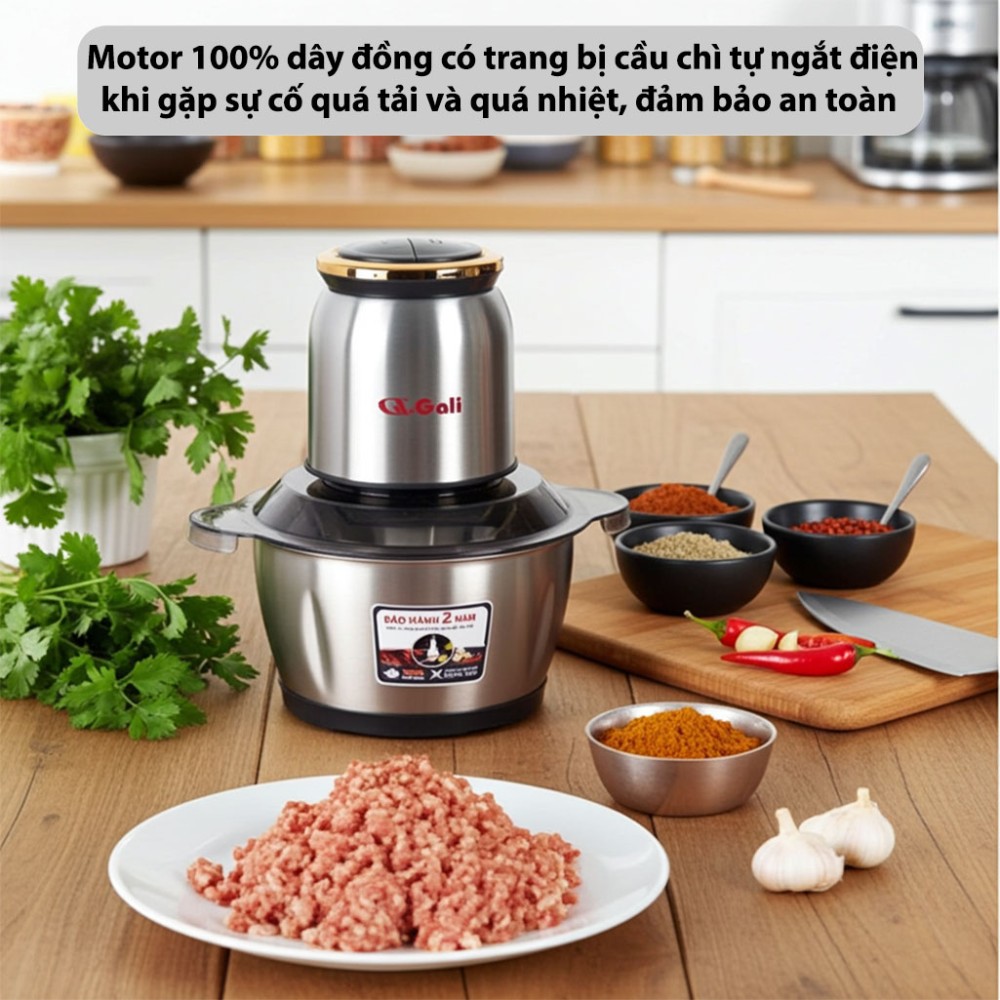 Máy xay thịt Gali GL-1920P - Hàng chính hãng