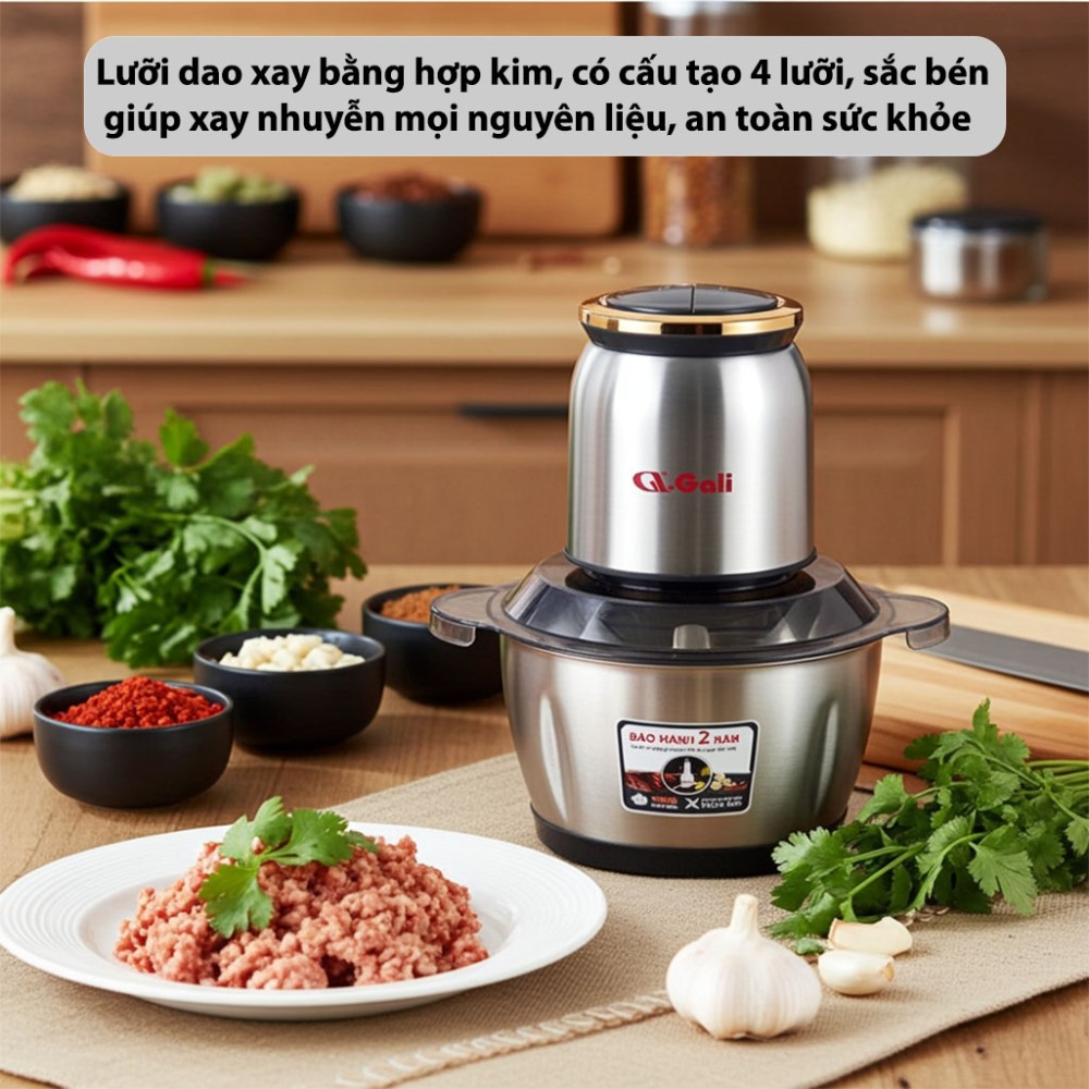 Máy xay thịt Gali GL-1920P - Hàng chính hãng