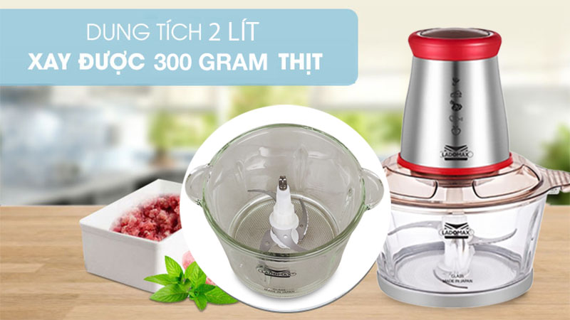 Dung tích của Máy xay thịt Ladomax HA-333I