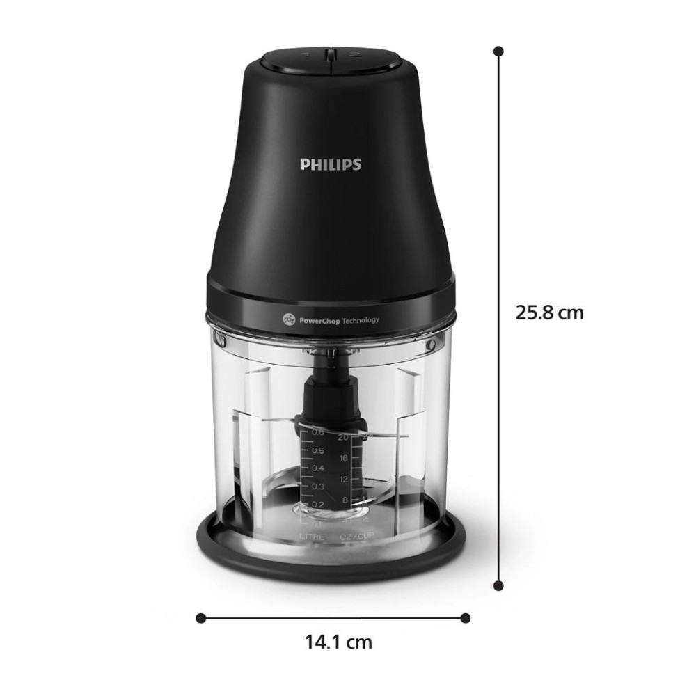 Máy xay thực phẩm đa năng Philips HR1501/00 - Hàng chính hãng