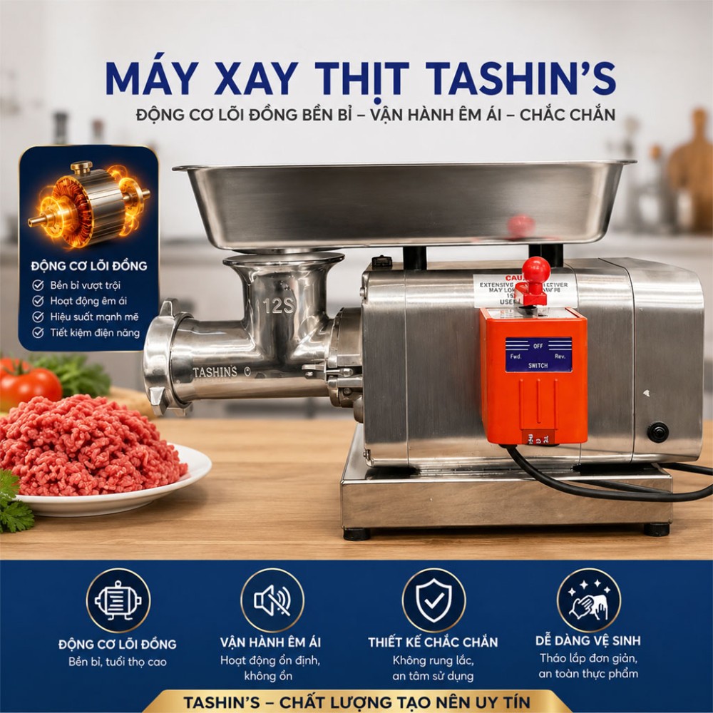 Máy xay thịt Tashin’s RY-12S - Hàng chính hãng
