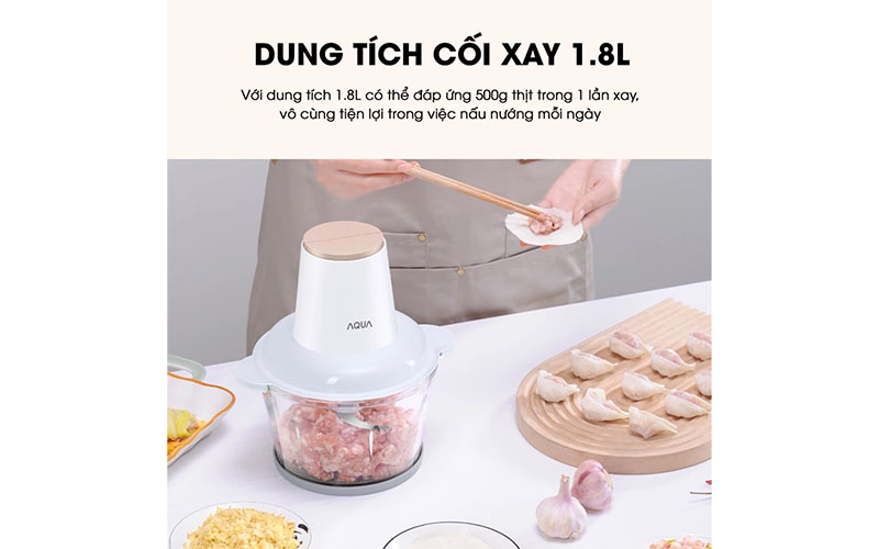 Dung tích cối xay của Máy xay thịt đa năng Aqua GGS201R