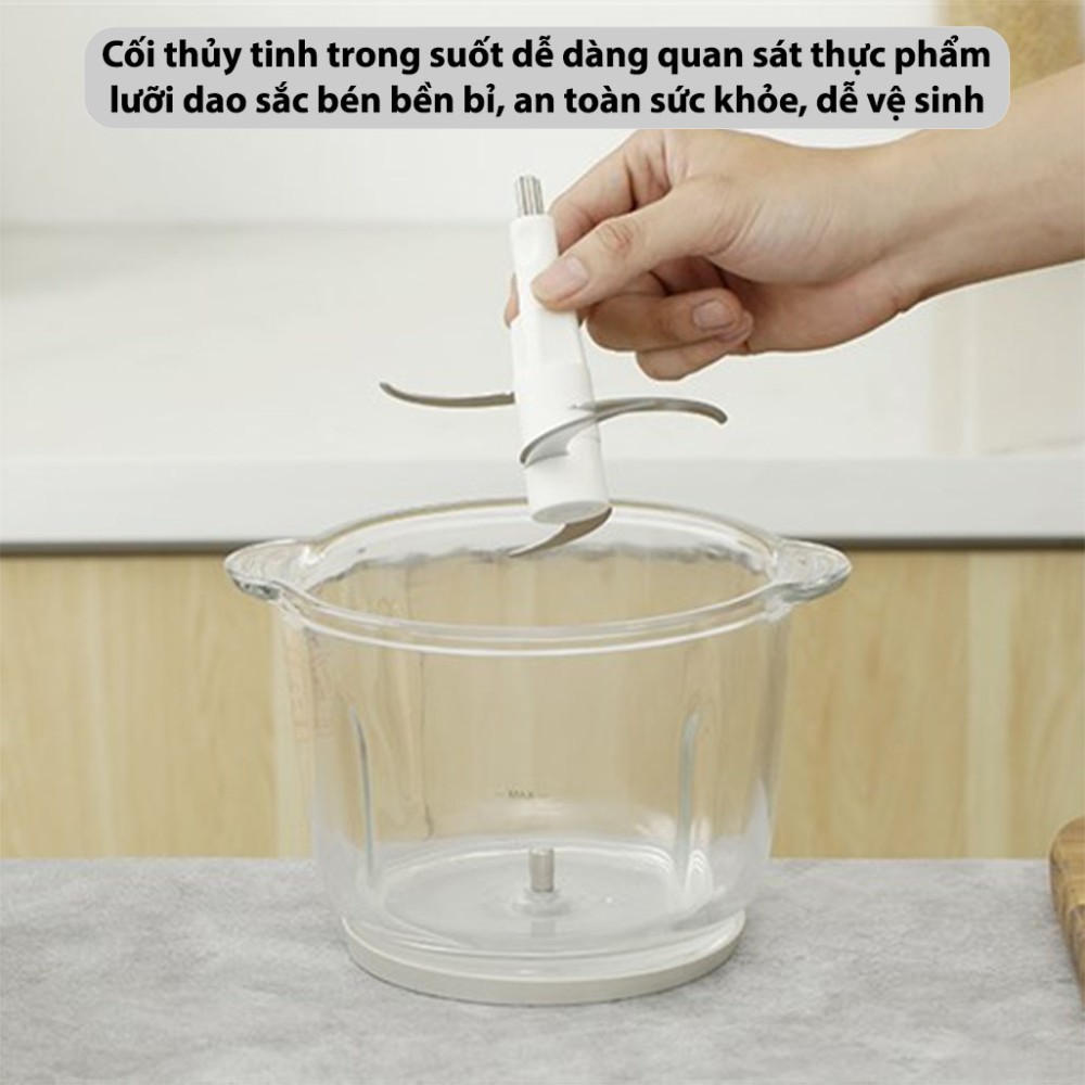 Máy xay thịt đa năng Bear QSJ-B02Q1 - Hàng chính hãng