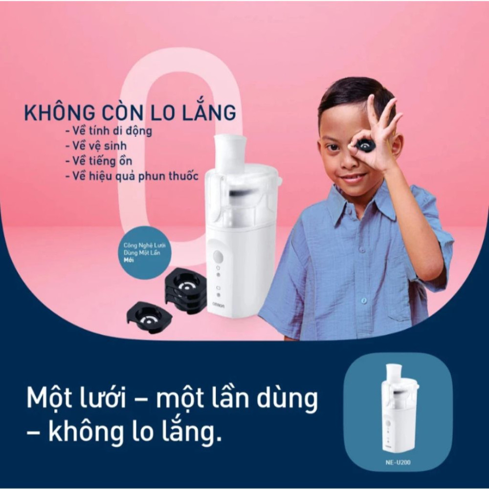 Máy xông khí dung Omron NE-U200 - Hàng chính hãng
