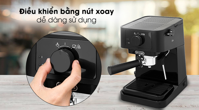 Điều khiển bằng núm xoay nên dễ dàng thao tác