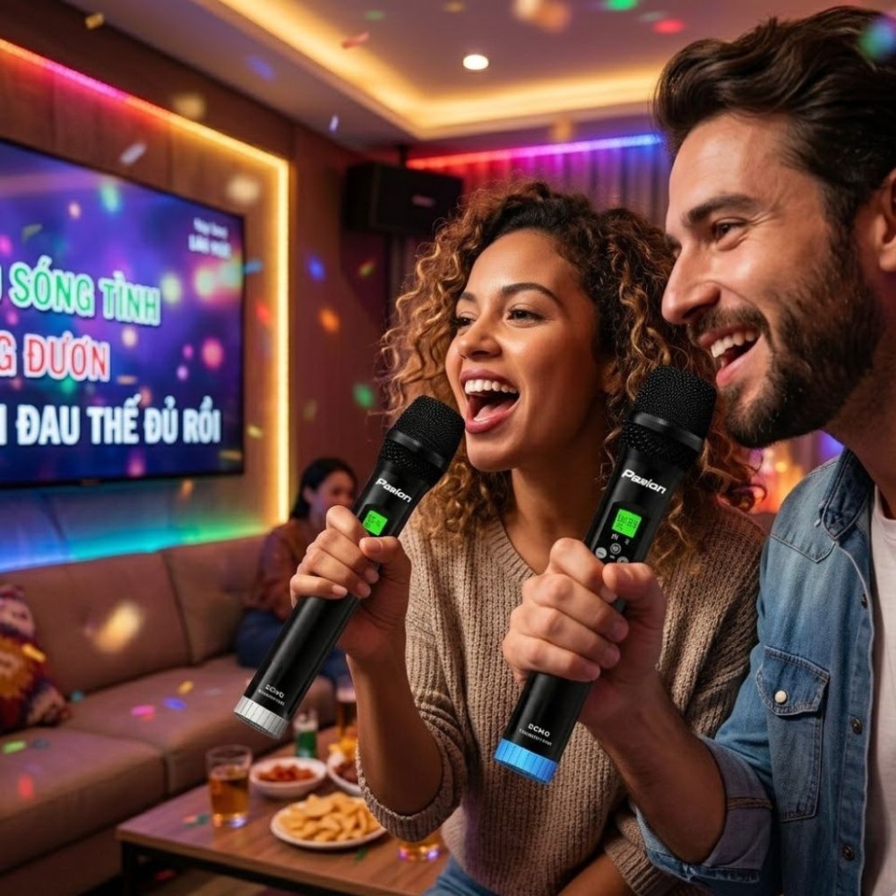 Micro không dây tích hợp DSP Paramax PASION ECHO - Hàng chính hãng