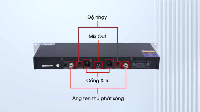 Micro không dây Eudac Audio SKM-300  - Hàng chính hãng