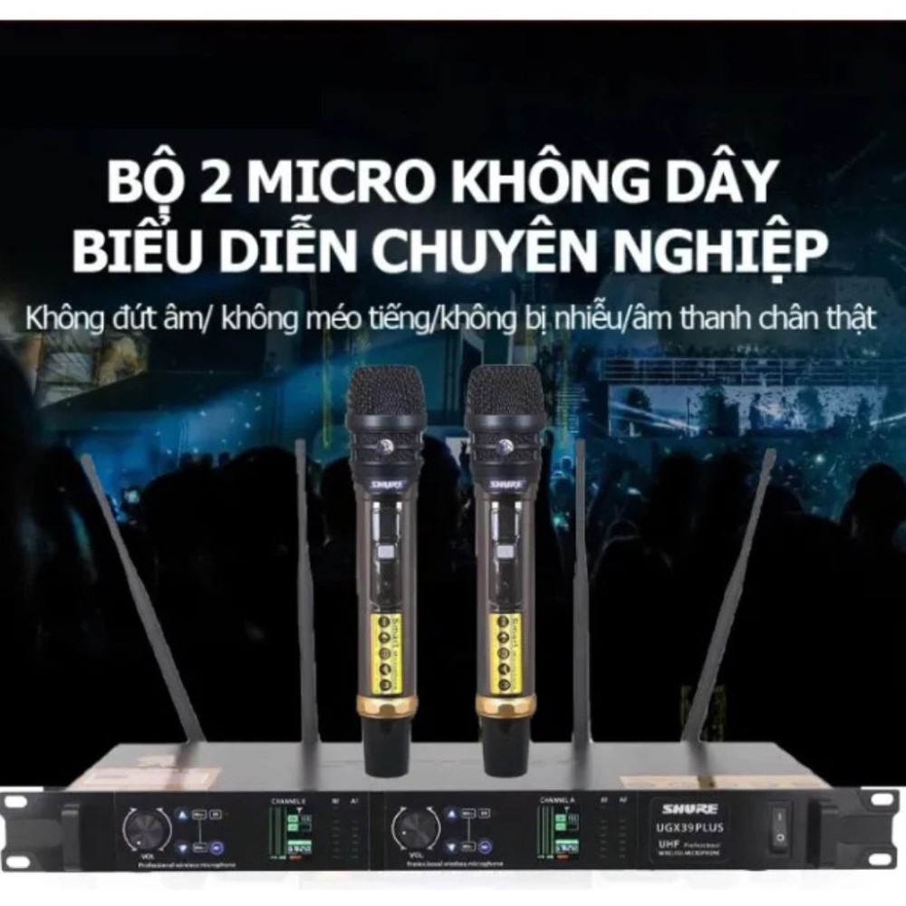 Micro không dây Shure UGX-39 - Hàng chính hãng