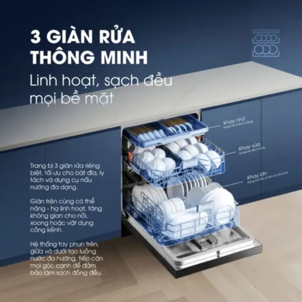 Máy rửa bát Kalite UltraWash Pro  - Hàng chính hãng