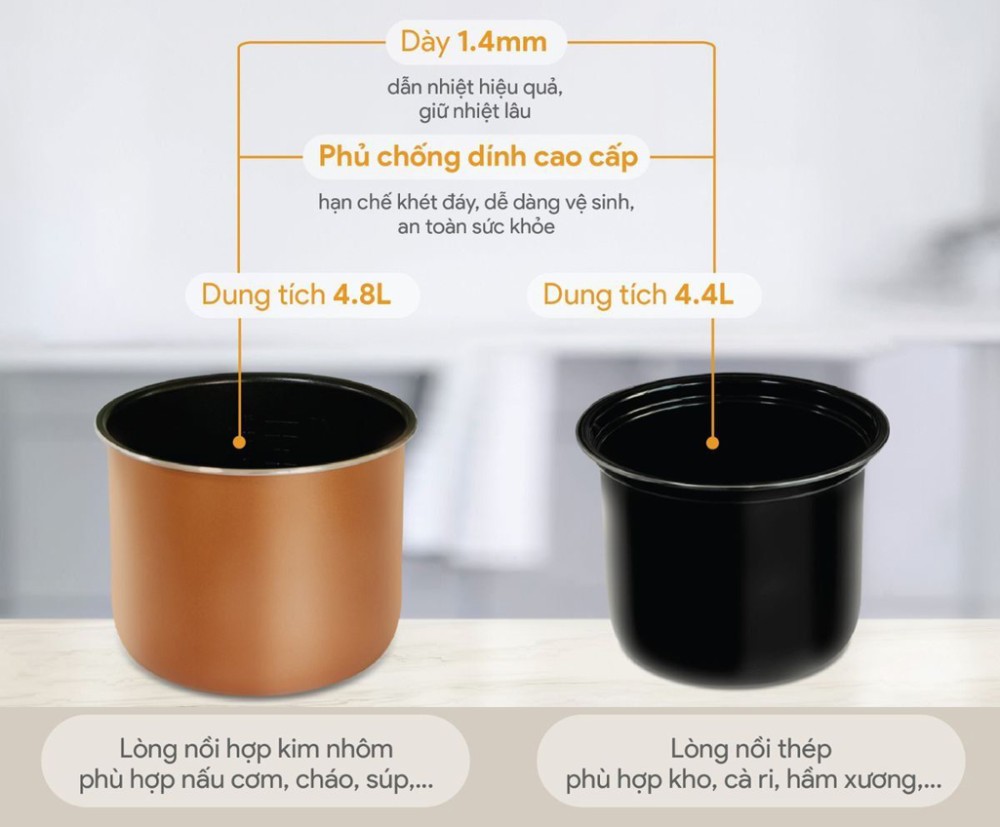 Nồi áp suất điện BlueStone PCB-5760 - Hàng chính hãng