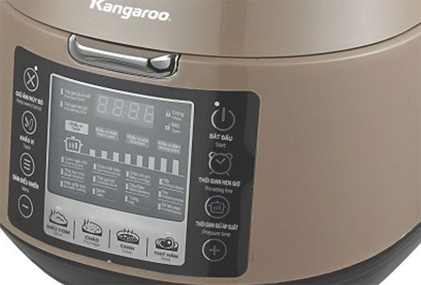 Bảng điều khiển của nồi áp suất điện Kangaroo KG5P5