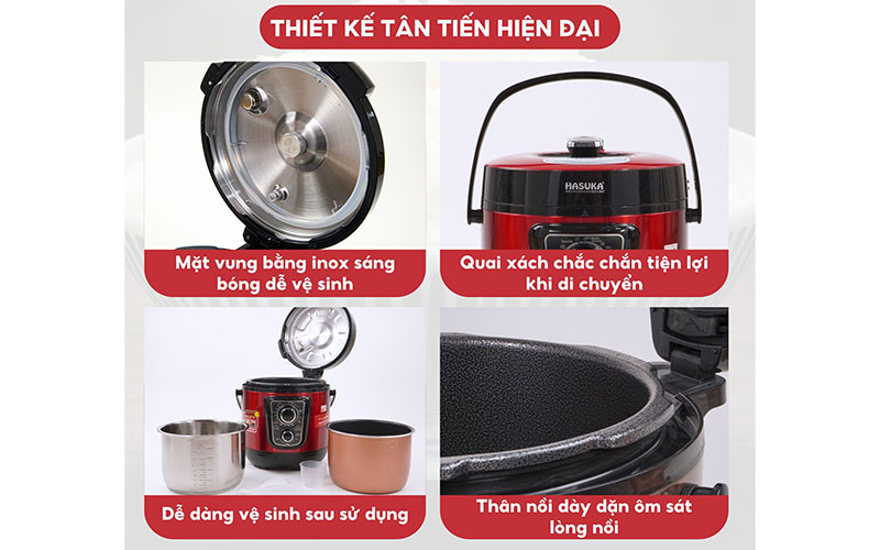 Nồi áp suất đa năng Hasuka HSK-986