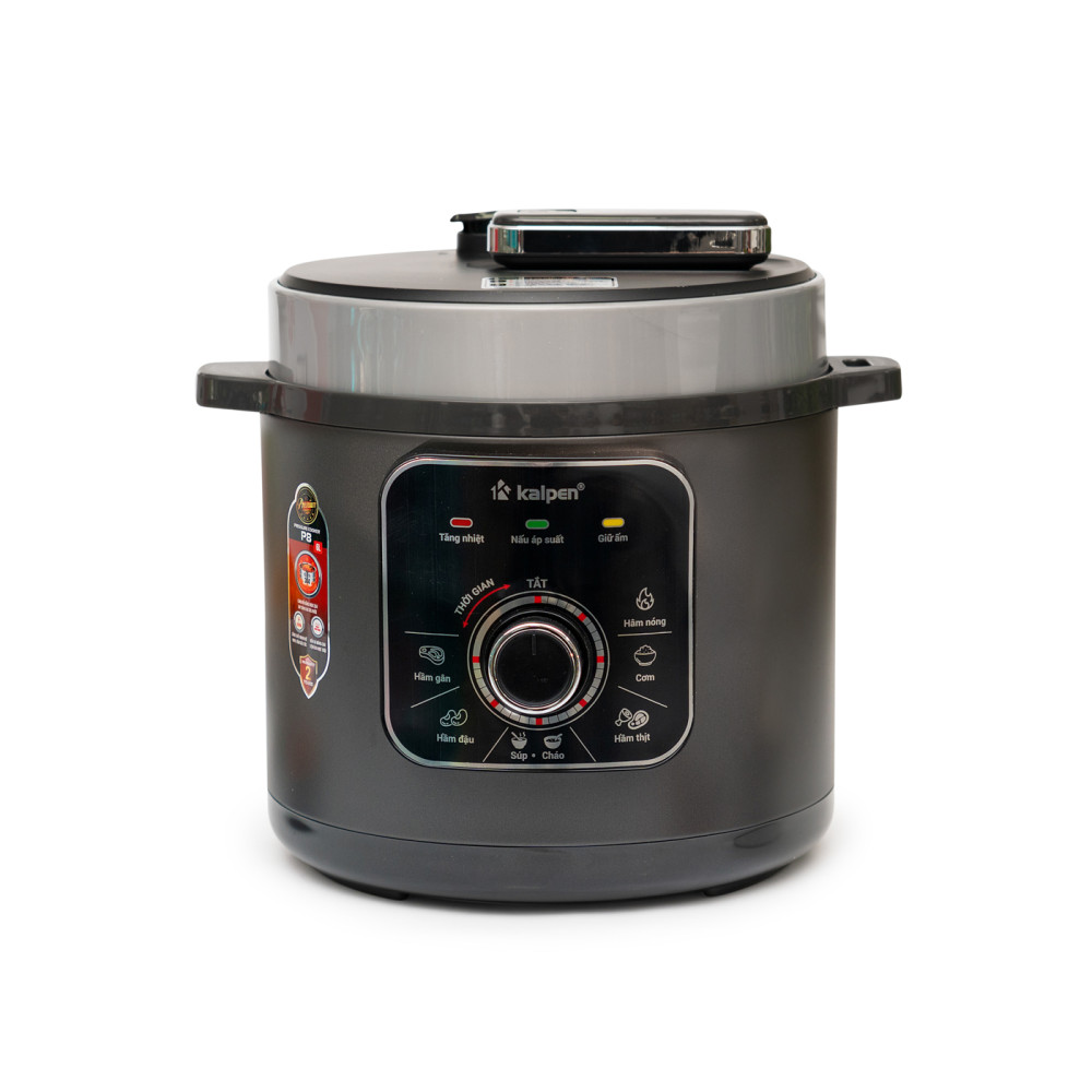 Nồi áp suất điện lòng nồi inox 304 Kalpen P8 6L - Hàng chính hãng