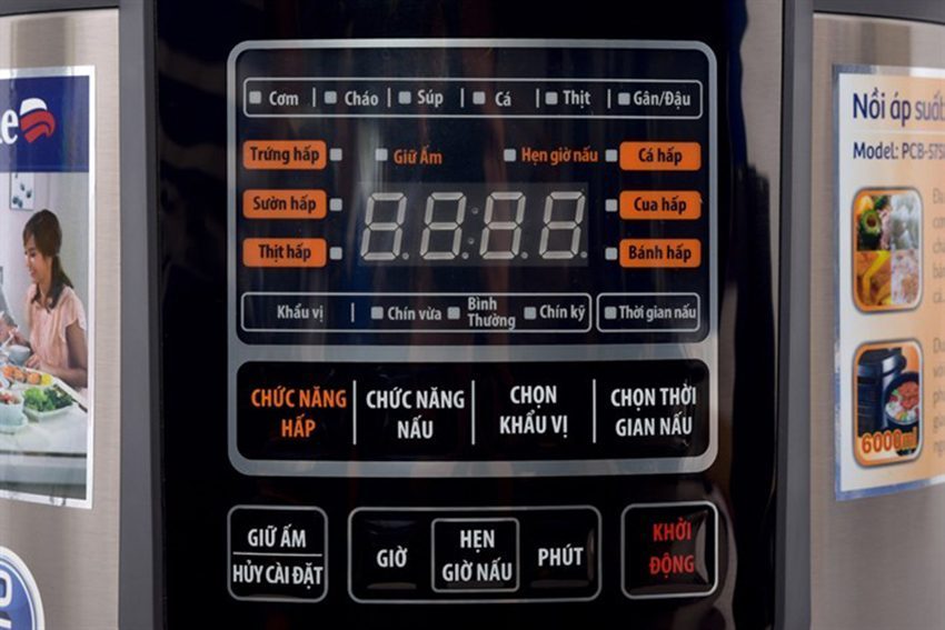 Bảng điều khiển của nồi áp suất điện Bluestone PCB-5758