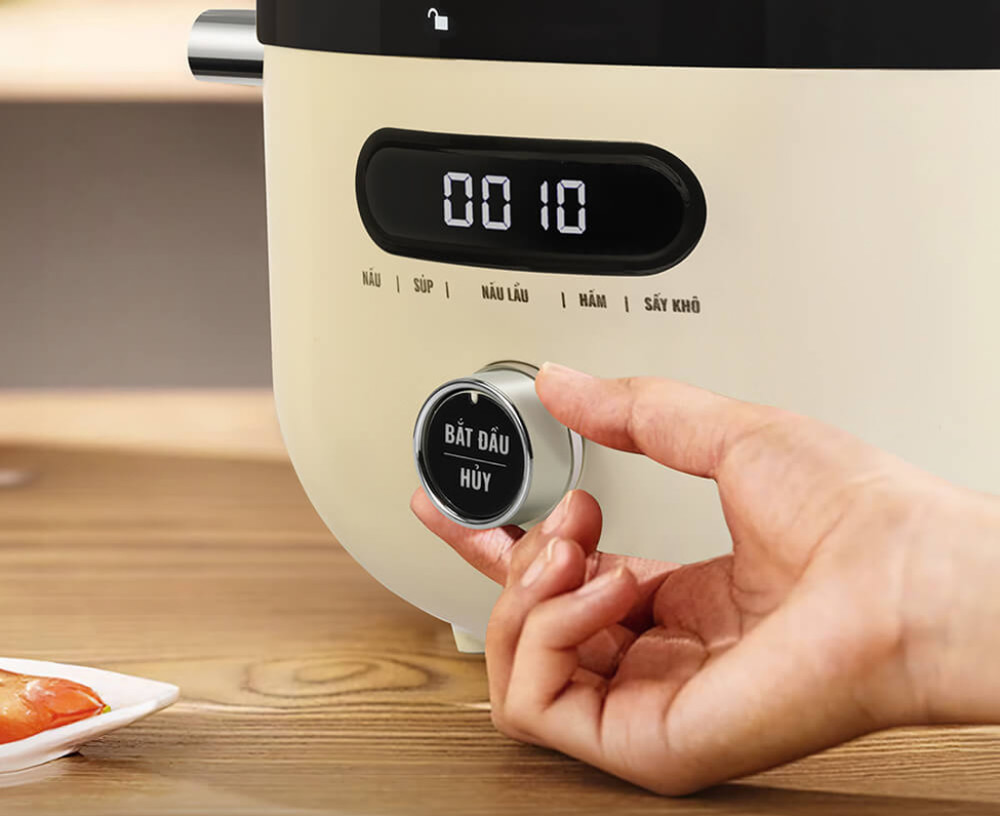 Điều khiển núm xoay đơn giản dễ sử dụng