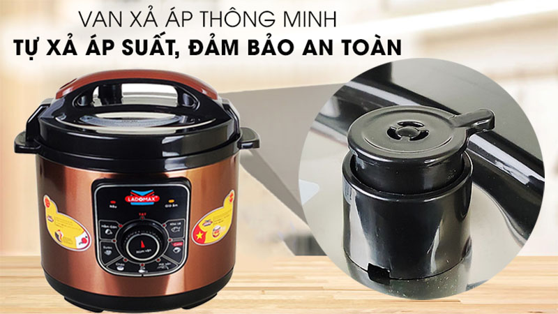 Van xả áp của Nồi áp suất điện Ladomax HA-7860