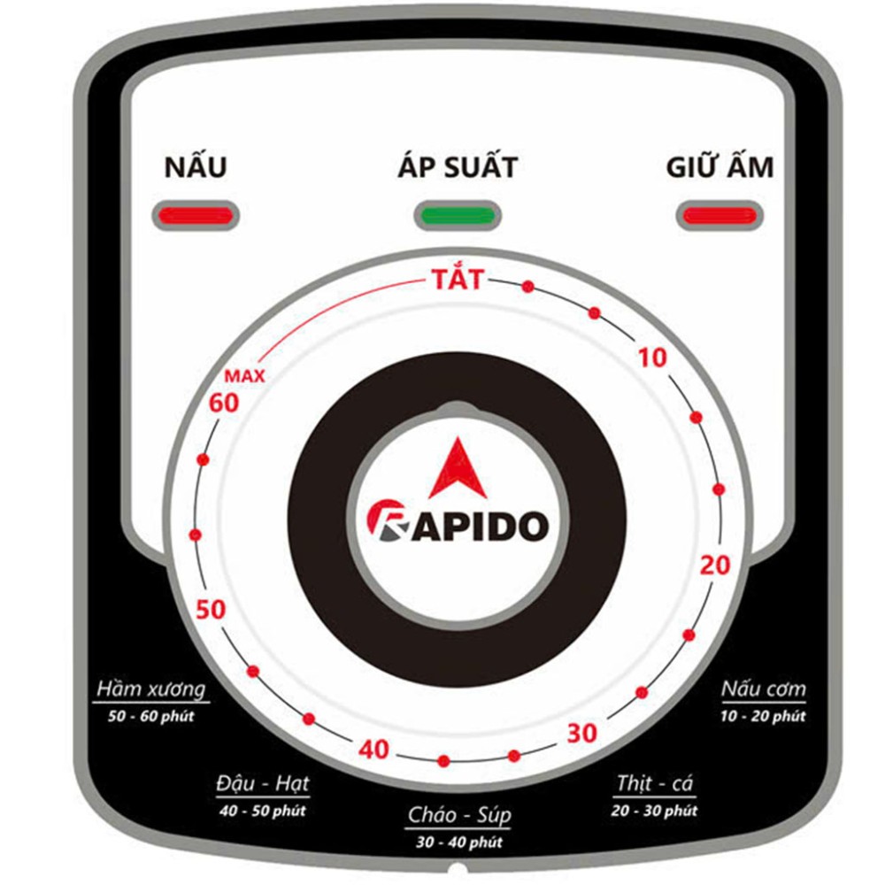 Nồi áp suất điện Rapido RPC-900M - Hàng chính hãng
