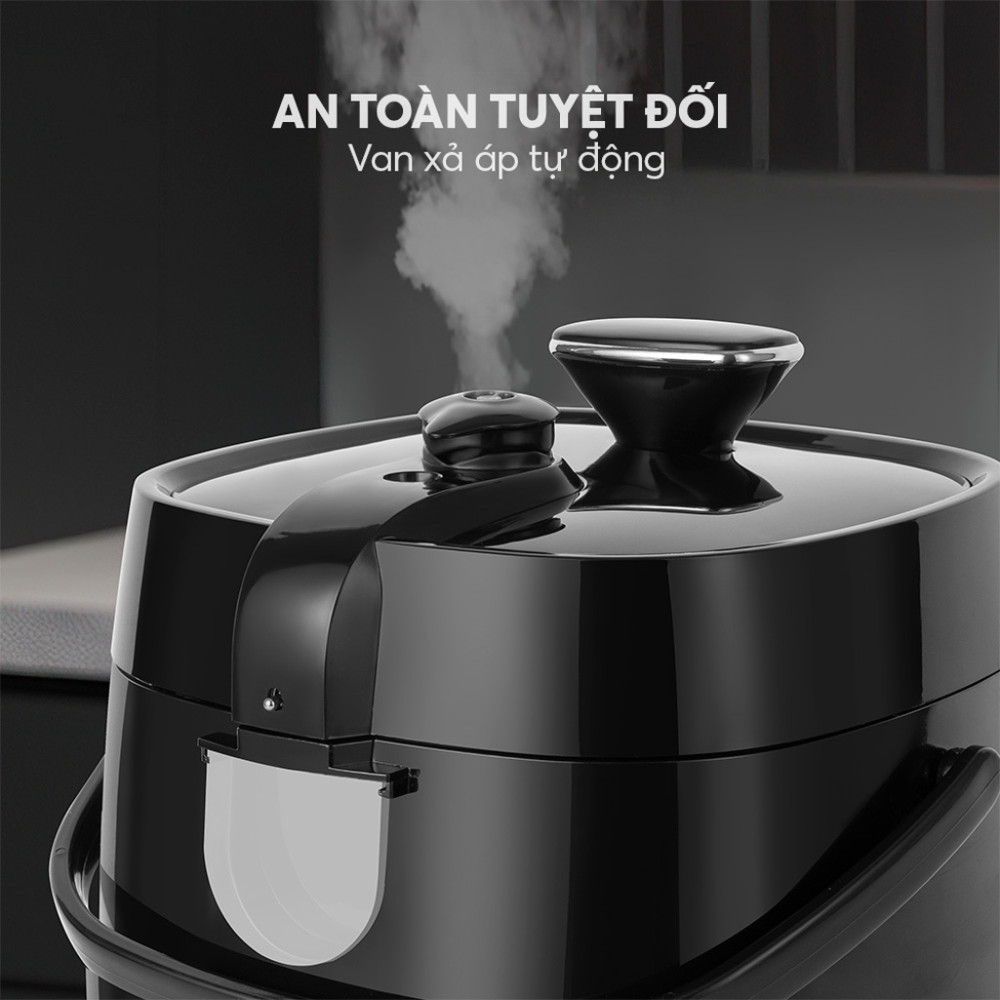 Van xả áp tự động, đảm bảo an toàn cho người dùng