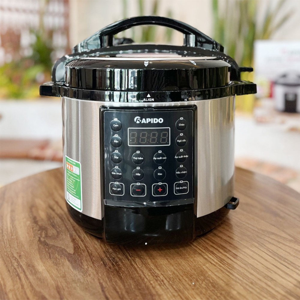 Nồi áp suất điện đa năng Rapido RPC900-D1 - Hàng chính hãng
